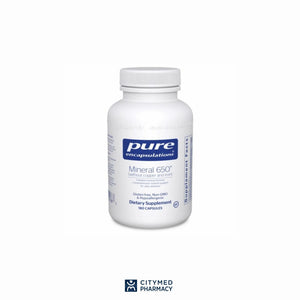 Pure Encapsulations Mineral 650®  (without Copper & Iron)