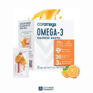 Coromega®  Omega-3
Orange Squeeze