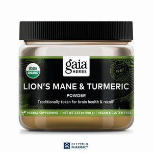 GaiaPro Lion’s Mane & Turmeric Powder (formerly Mind Spring™)
