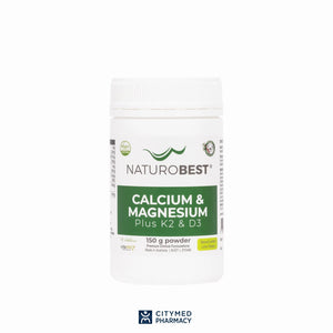 NaturoBest Calcium & Magnesium Plus K2 & D3
Natural Lemon Lime