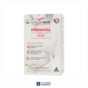 NaturoBest Prenatal Trimester 2 & 3 Plus Breastfeeding
