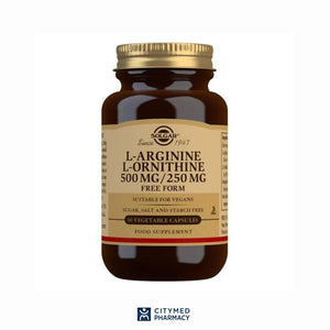 Solgar L-Arginine - L-Ornithine 500 mg/250 mg