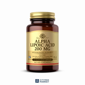 Open image in slideshow, Solgar Alpha Lipoic Acid 200 mg
