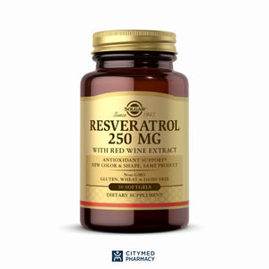 Open image in slideshow, Solgar Resveratrol 250 / 10 mg
