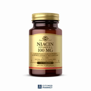 Open image in slideshow, Solgar Niacin Vitamin B3 100 mg
