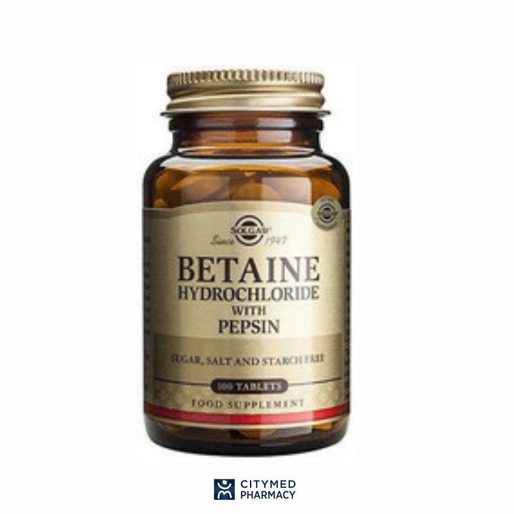 Solgar Betaine Hydrochloride w Pepin