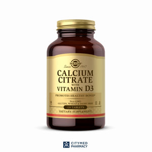 Solgar Calcium Citrate w Vitamin D3