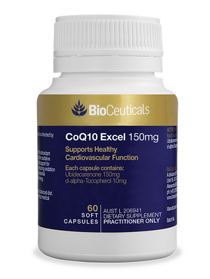 Open image in slideshow, BioCeuticals CoQ10 Excel 150mg
