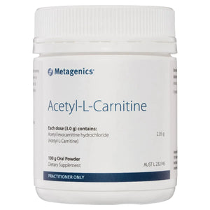 Open image in slideshow, Metagenics Acetyl-L-Carnitine Oral Powder
