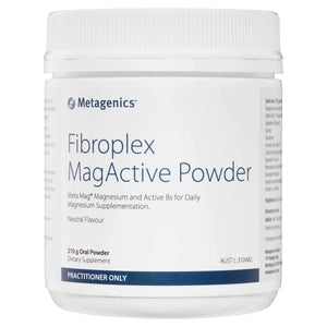 Open image in slideshow, Metagenics Fibroplex MagActive Powder Neutral Flavour
