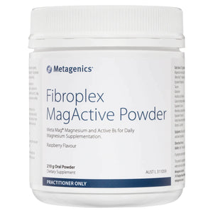 Open image in slideshow, Metagenics Fibroplex MagActive Powder Raspberry Flavour
