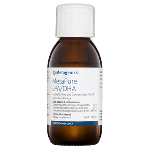Open image in slideshow, Metagenics MetaPure EPA/DHA Oral liquid

