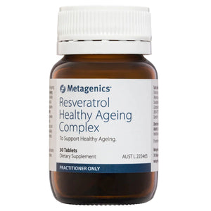 Open image in slideshow, Metagenics Resveratrol Healthy Ageing Complex
