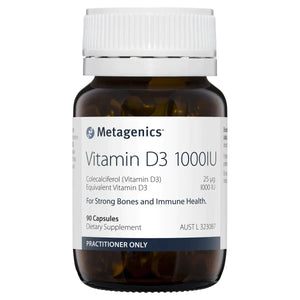 Open image in slideshow, Metagenics Vitamin D3 1000IU
