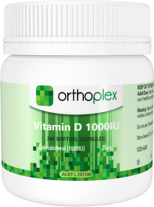 Open image in slideshow, Orthoplex Vitamin D 1000IU
