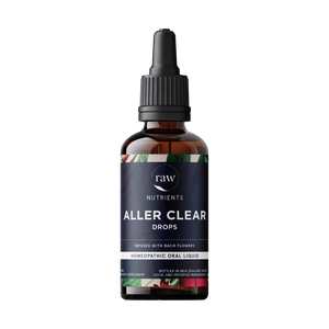 Open image in slideshow, Raw Nutrients Aller Clear Drops - Infused with Bach Flowers
