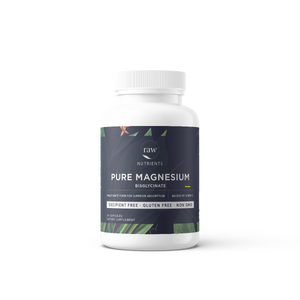 Open image in slideshow, Raw Nutrients Pure Magnesium Bisglycinate
