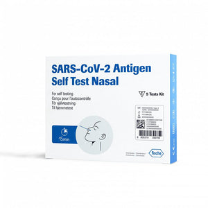 Open image in slideshow, Roche SARS-CoV-2 Antigen Self Test Nasal
