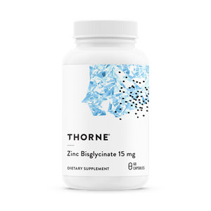 Open image in slideshow, Thorne Research Zinc Bisglycinate 15mg
